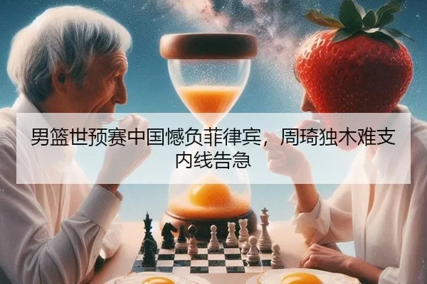 男篮世预赛中国憾负菲律宾，周琦独木难支内线告急
